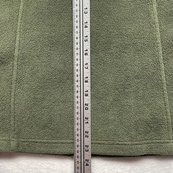 Columbia Benton Springs Fleece Vest Women’s Mock Neck Full Zip Forest Green Lg - Picture 8 of 12